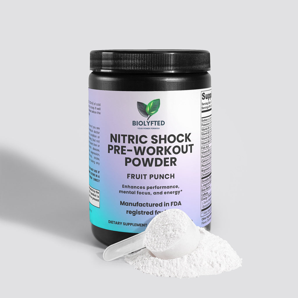 Nitric Shock Pre-Workout Powder (Fruit Punch)